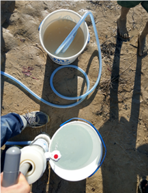 Wateroam Filling up clean fresh water